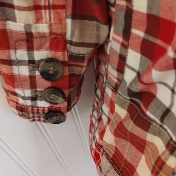 LIZ Claiborne Size Small Plaid Blazer - Picture 5 of 12